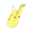 A meticulously designed floral saxophone tribute stands out in vivid colour against a pure white background, its familiar outline captured with remarkable precision. The entire body of the instrument is created from countless yellow chrysanthemums, arranged so closely together that they form a seamless, plush surface, almost like a soft tapestry of sunlit gold. From the gently curving neck at the top to the wide, open bell at the base, the blooms follow every bend and angle, ensuring the saxophone's iconic silhouette is clear and expressive. Along the central spine where the keys would traditionally appear, dainty garlands of orange-red spray roses climb vertically, their warm tones deepening the design and echoing the passion and energy of live music. Between the small roses, hints of fresh green foliage peek through, introducing contrast and giving the arrangement a sense of rhythm and movement. Fine, pale green floral wires discreetly support the structure, hinting at both the internal engineering of a brass instrument and the careful handiwork of an experienced florist. A soft shadow beneath the piece reinforces its three-dimensional form, as if it were resting on a stand in a serene New Barnet chapel or displayed at a local funeral home before the service. Evoking memories of favourite songs and late-night performances, this floral saxophone makes a touching memorial for a musician, band member, or music lover from the New Barnet area, blending tribute, artistry, and quiet remembrance in one powerful design.